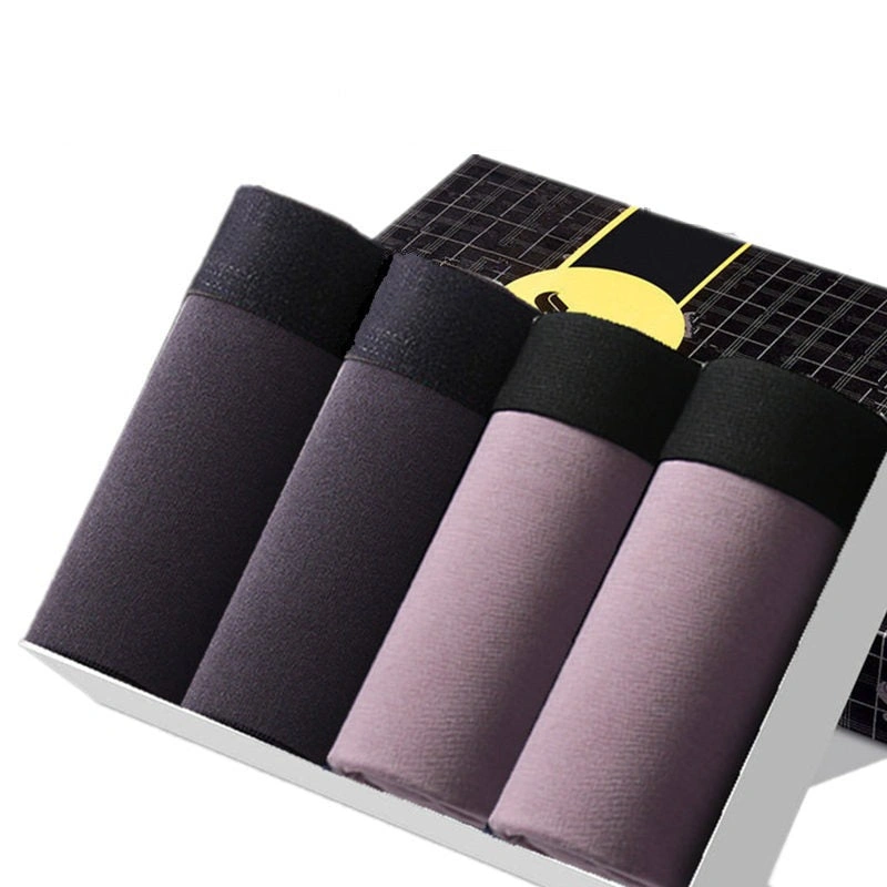 West Louis™ Cozy Cotton Boxers: Your Winter Wardrobe's Best Mate (4-Pack)
