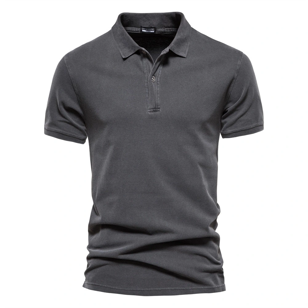 West Louis Cotton Polo: Effortless Summer Style. Classic Casual, Pure Comfort. Your Go-To Tee.