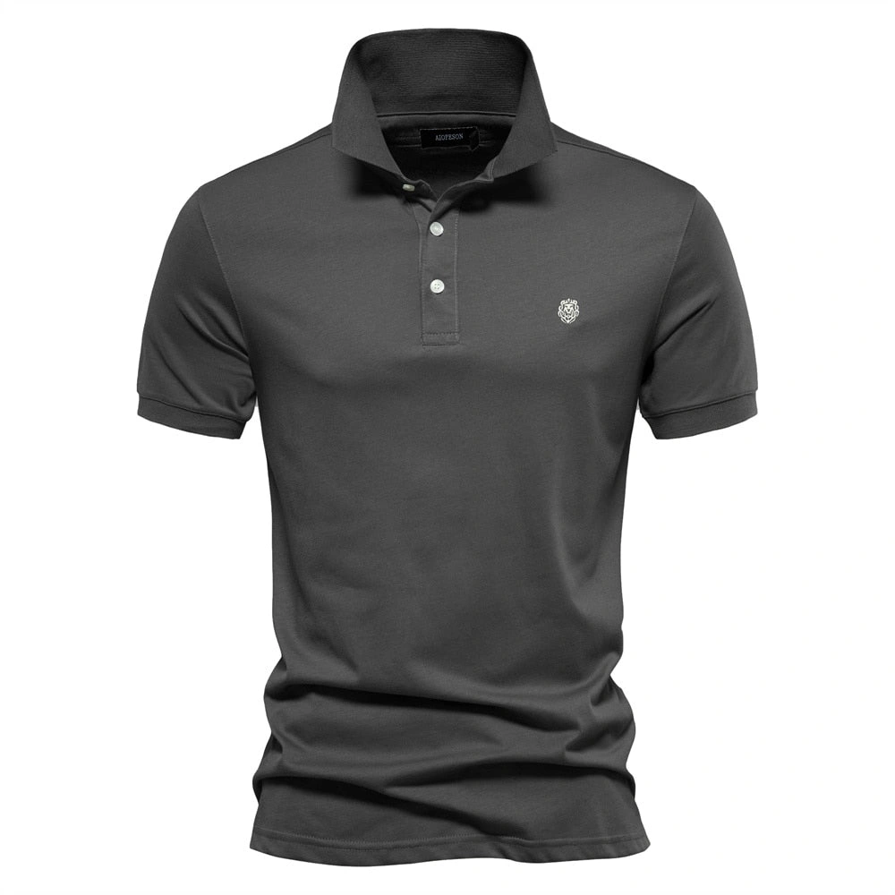 West Louis™ Embroidered Polo: Classic Cotton Comfort, Effortless Style.